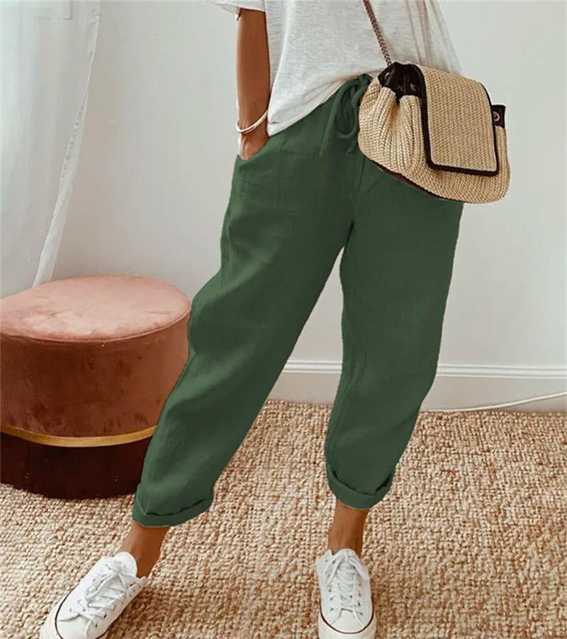 MIRIAM | Pantalón Elegante de Lino