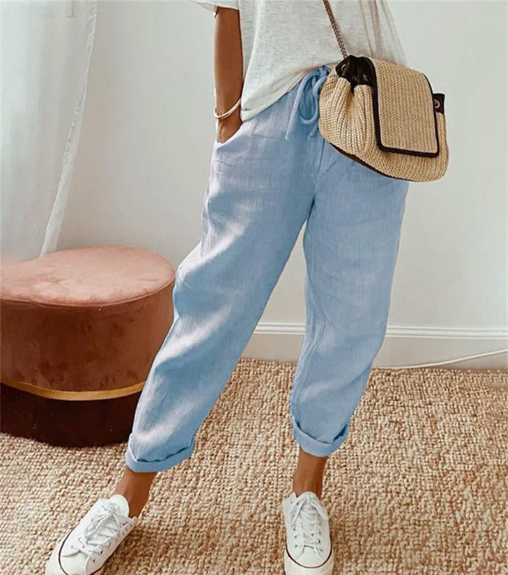 MIRIAM | Pantalón Elegante de Lino