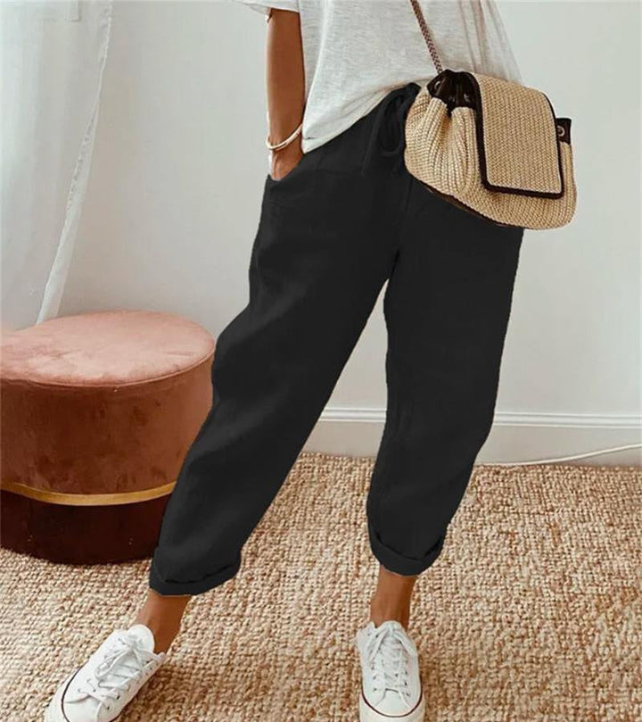 MIRIAM | Pantalón Elegante de Lino