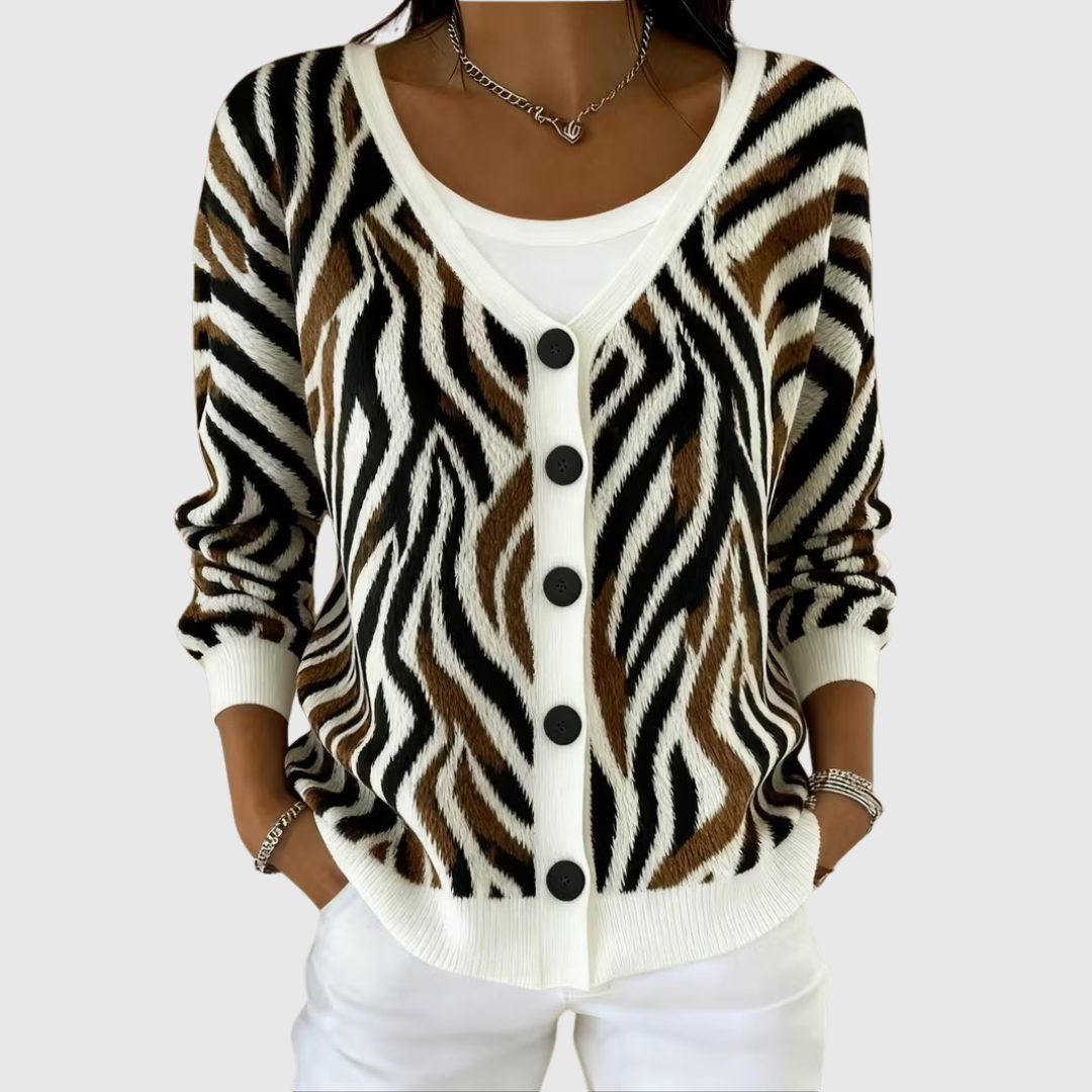 LORENA | Chaqueta de Punto con Botones