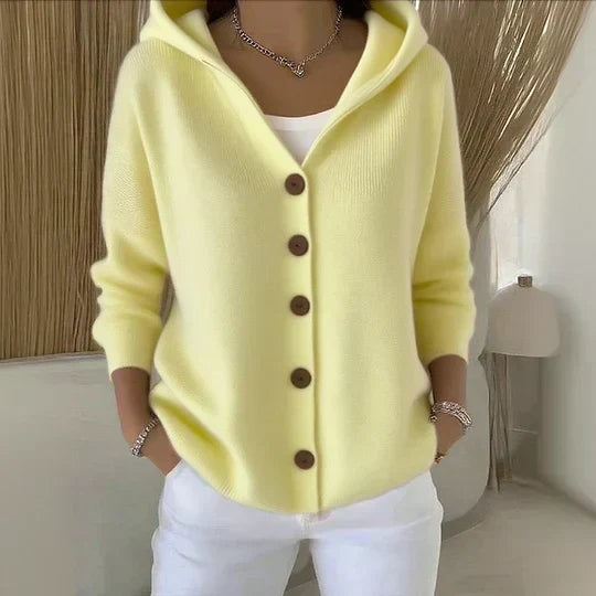 MARGARIDA | Chaqueta de Punto con Capucha
