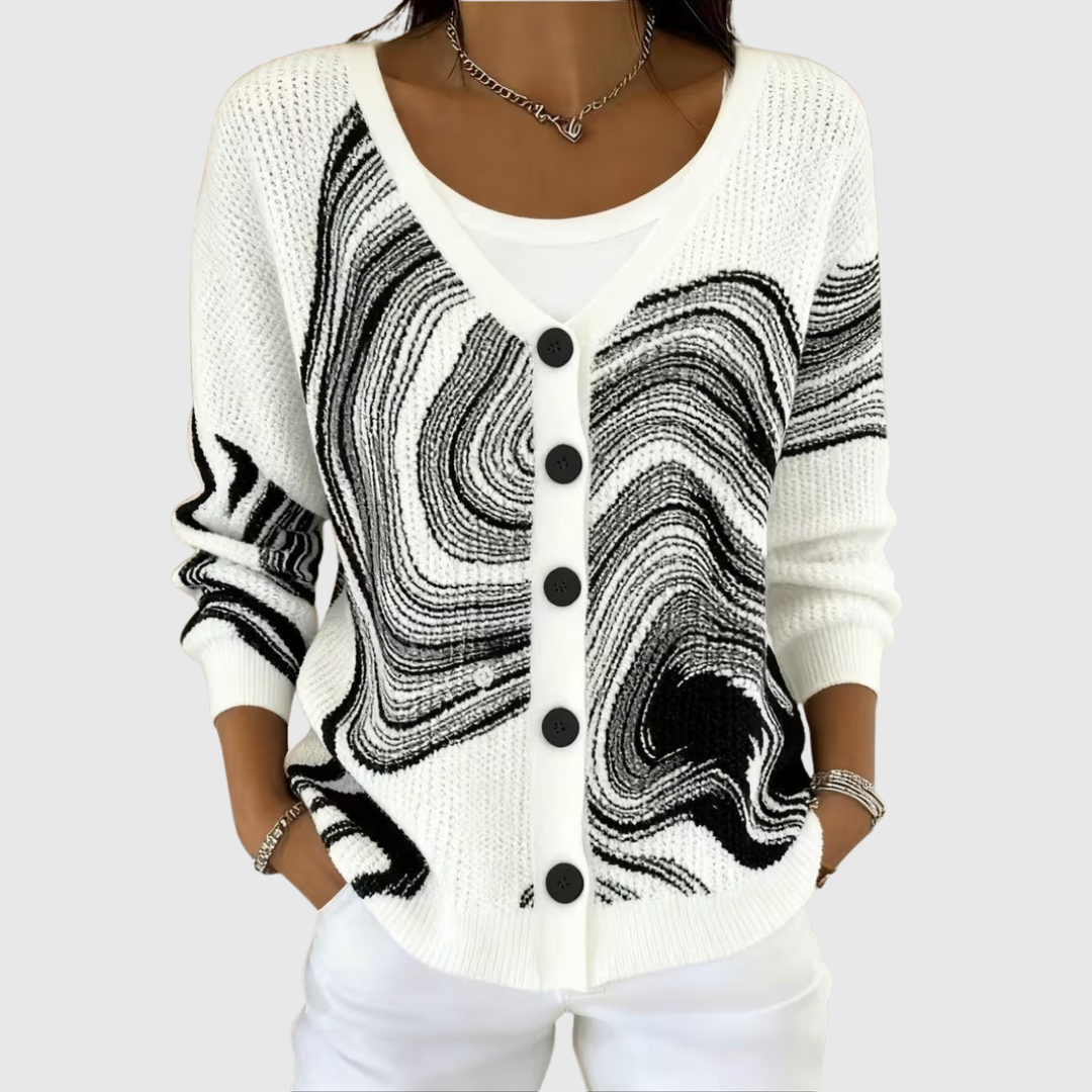LUCIA | Chaqueta de Punto con Botones