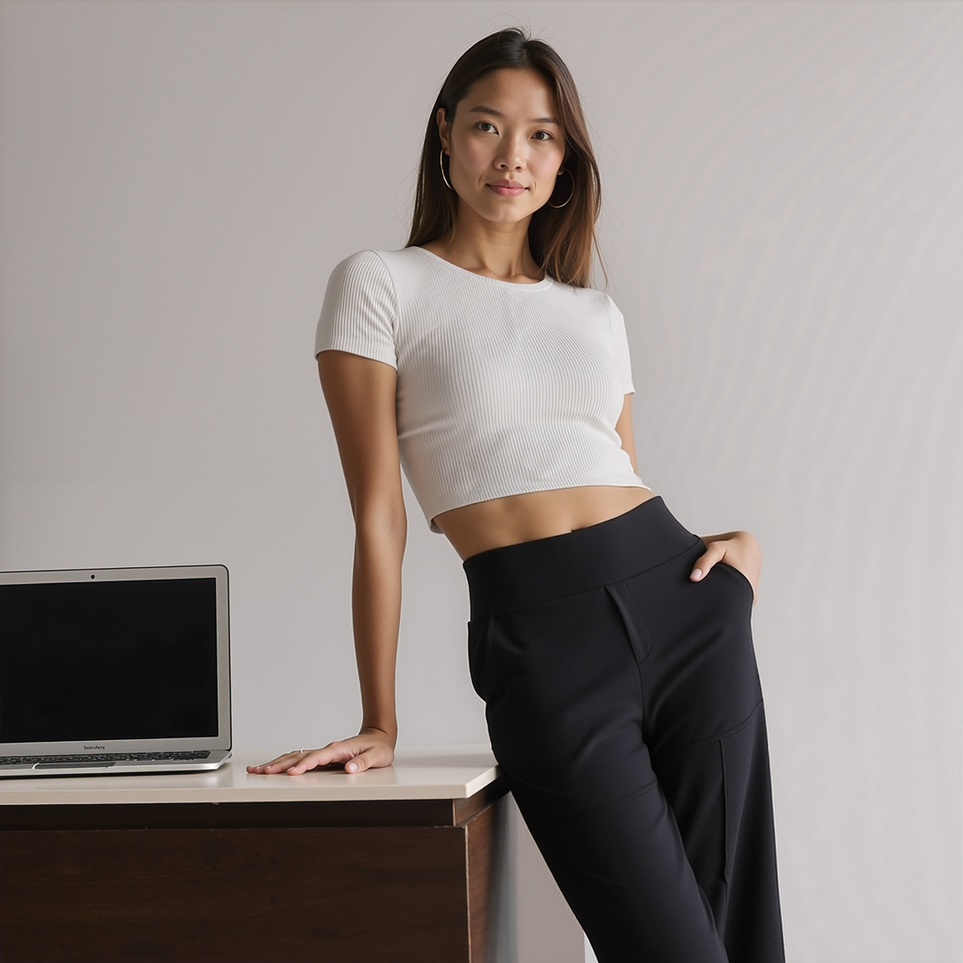 NURIA | Pantalón Pata de Elefante