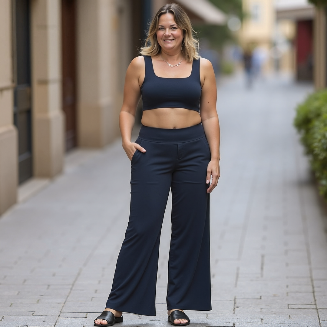 NURIA | Pantalón Pata de Elefante
