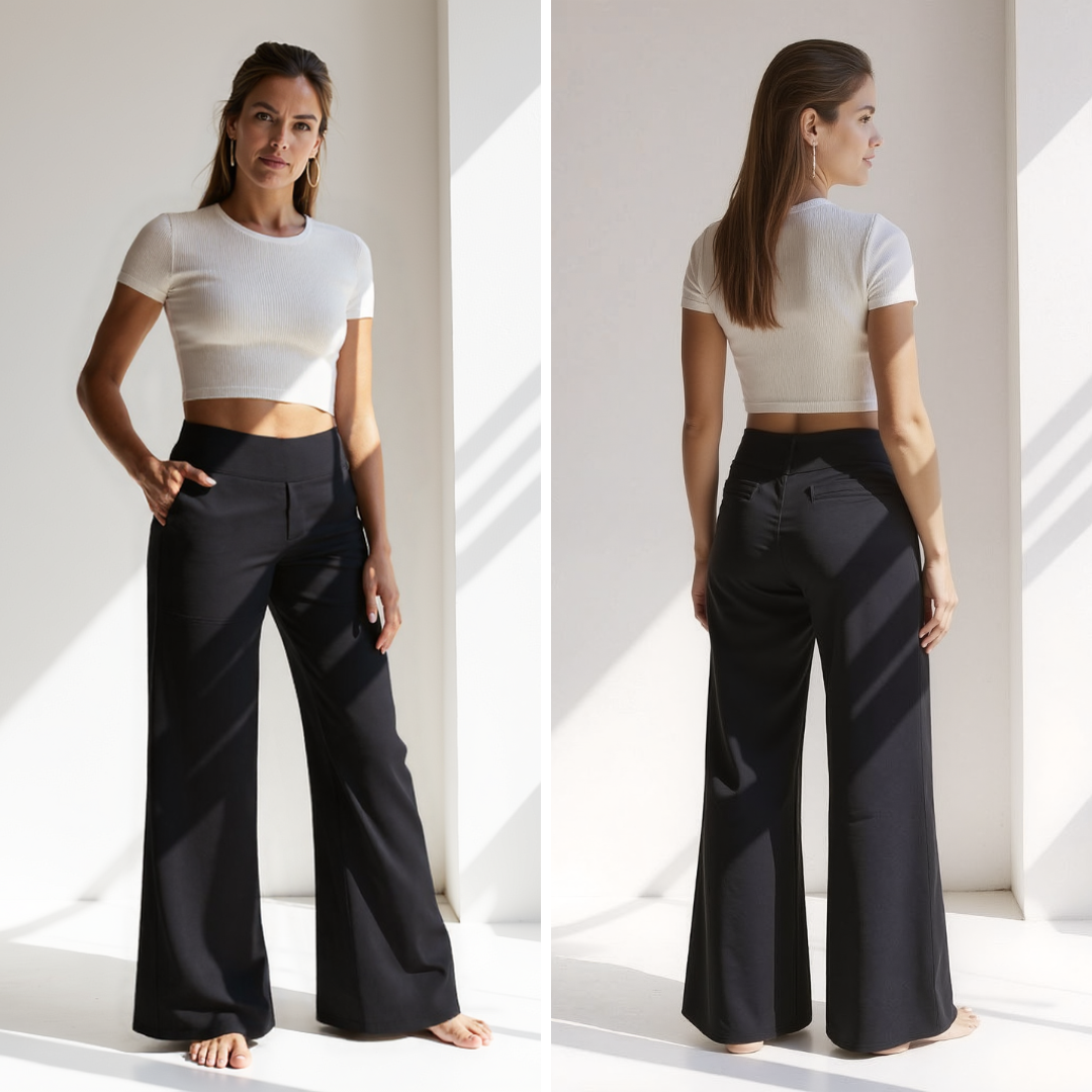 NURIA | Pantalón Pata de Elefante