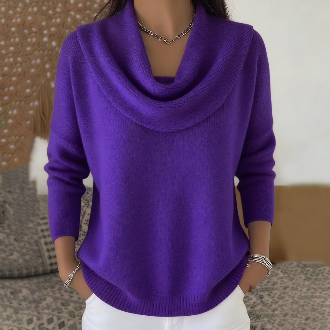 AMPARO | Jersey Cuello Drapeado