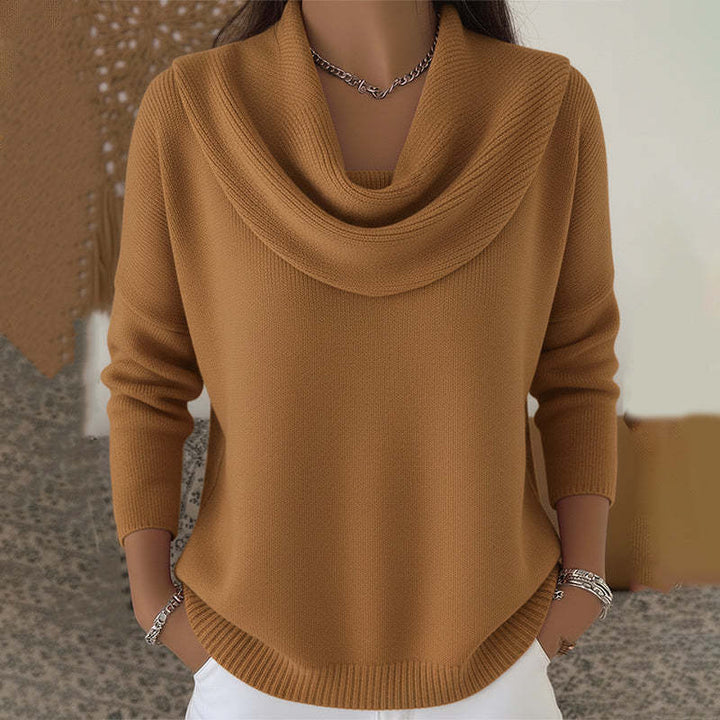 AMPARO | Jersey Cuello Drapeado