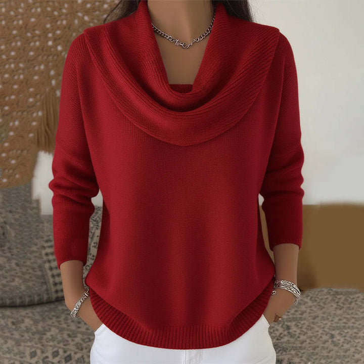 AMPARO | Jersey Cuello Drapeado
