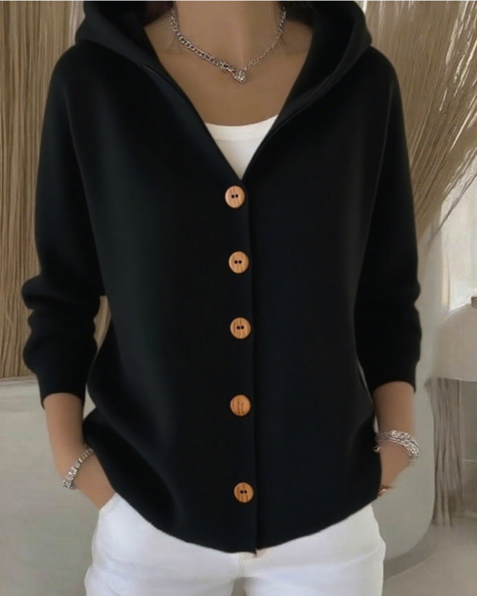 MARGARIDA | Chaqueta de Punto con Capucha