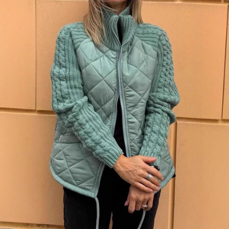CAROLINA | Chaqueta Acolchada de Cuello Alto