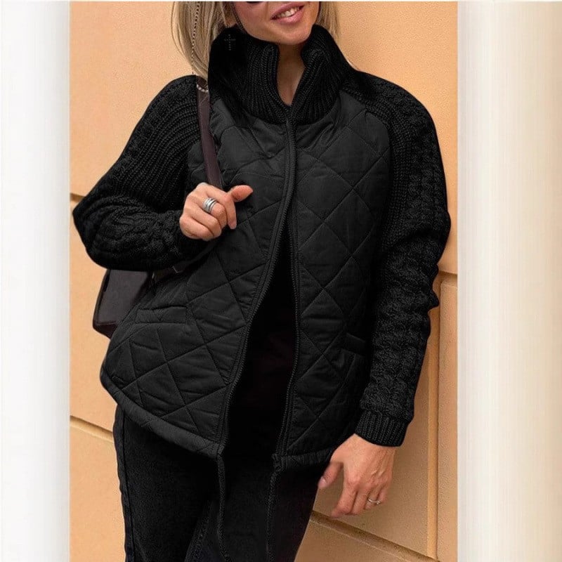 CAROLINA | Chaqueta Acolchada de Cuello Alto