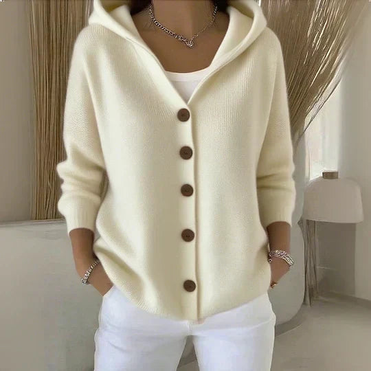 MARGARIDA | Chaqueta de Punto con Capucha