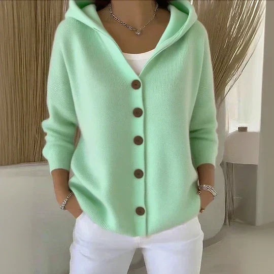 MARGARIDA | Chaqueta de Punto con Capucha