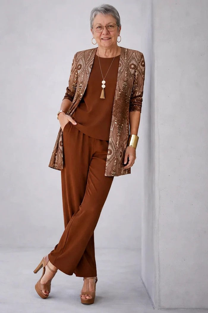 BEATRIZ | Conjunto Elegante de Tres Piezas