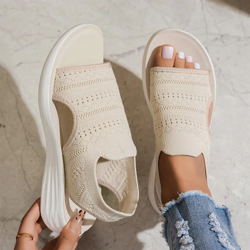 CAROLINA | Sandalias de Plataforma Tejidas
