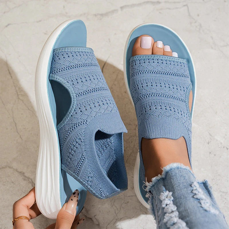 CAROLINA | Sandalias de Plataforma Tejidas