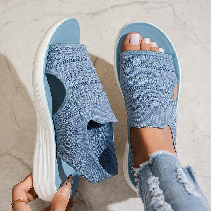 CAROLINA | Sandalias de Plataforma Tejidas
