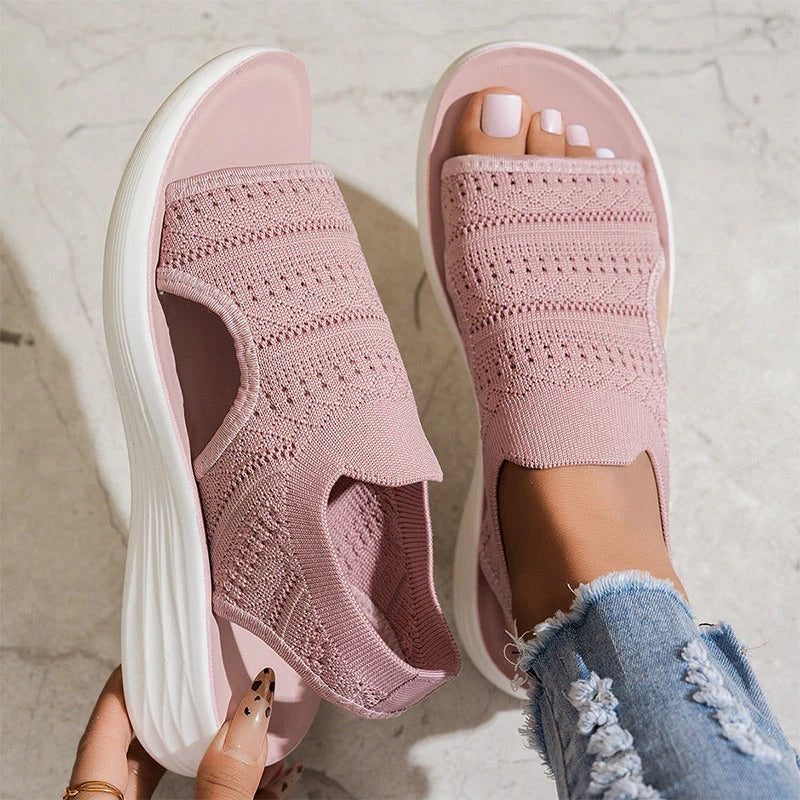 CAROLINA | Sandalias de Plataforma Tejidas