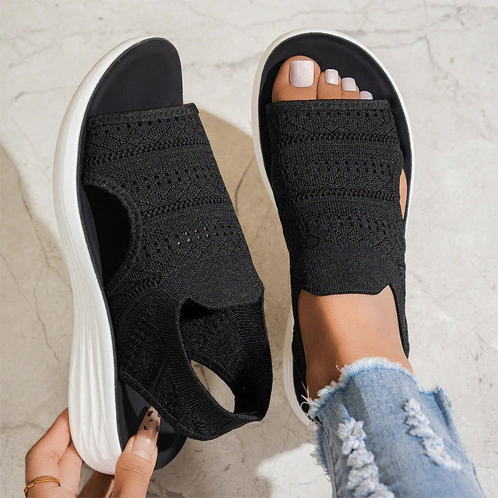 CAROLINA | Sandalias de Plataforma Tejidas
