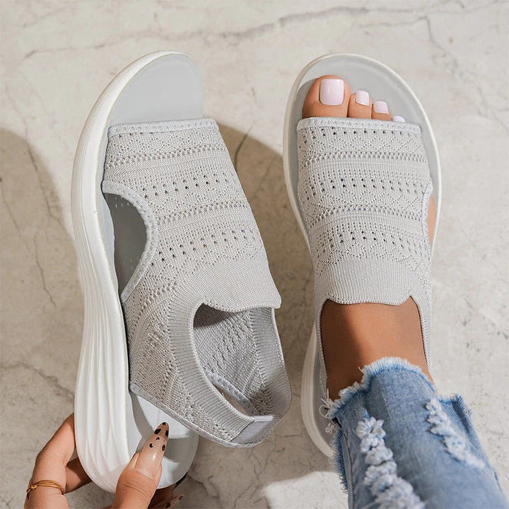 CAROLINA | Sandalias de Plataforma Tejidas