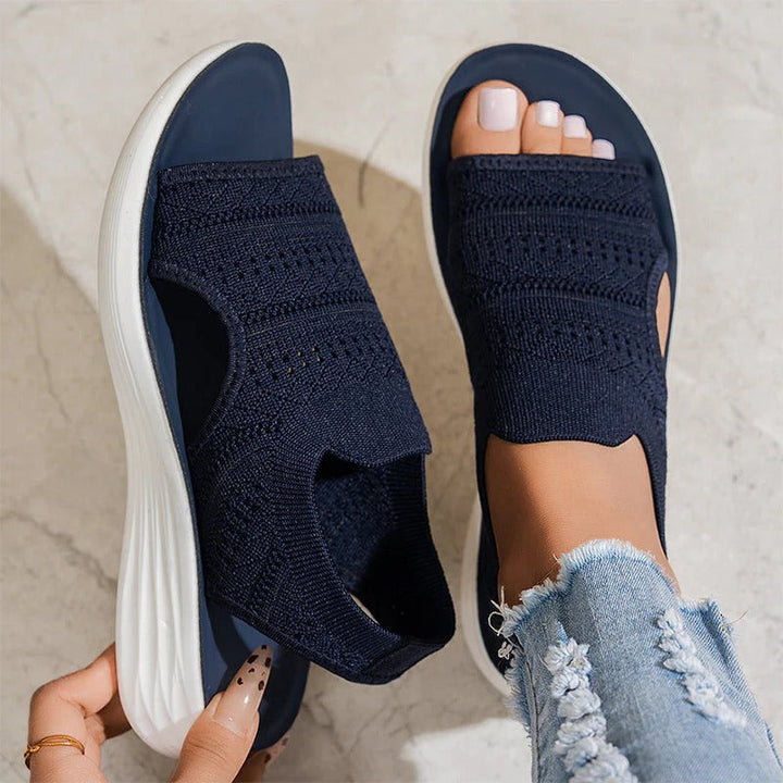 CAROLINA | Sandalias de Plataforma Tejidas