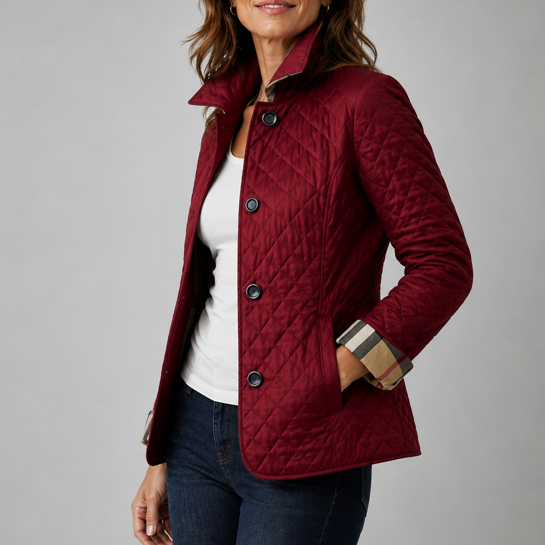 BEATRIZ | Chaqueta Acolchada con Cuello Alto