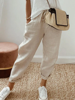 MIRIAM | Pantalón Elegante de Lino