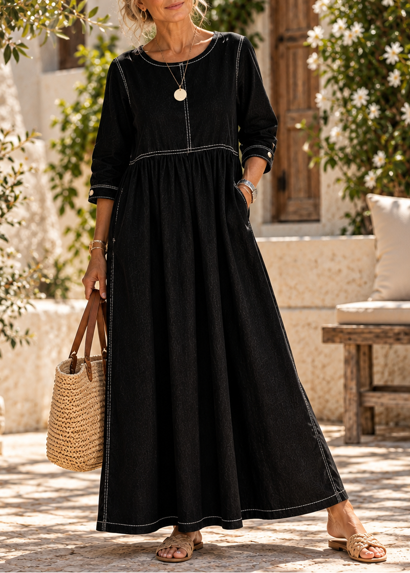 IRIS | Vestido Midi Denim Vintage