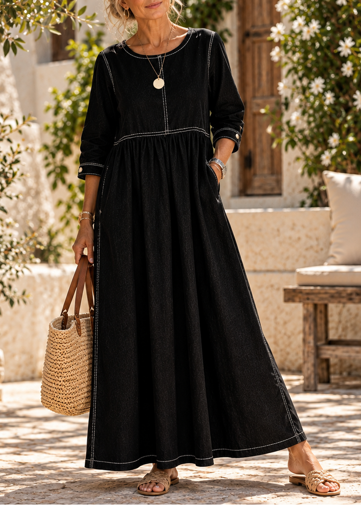 IRIS | Vestido Midi Denim Vintage